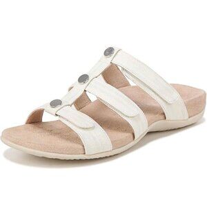 Vionic Amber Pearl Slides Sandal Womens 8 Medium Arch Support New‎